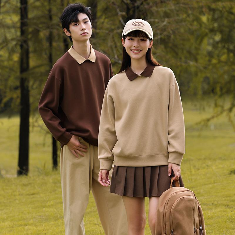 MJ8810新氧棉时尚POLO领卫衣